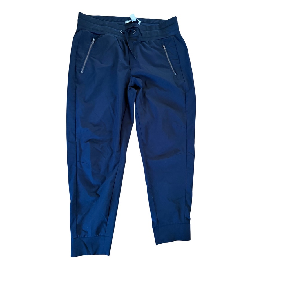 Marrakech Black Utility Jogger Pants Drawstring Zipper Pockets Size 12 74971R2